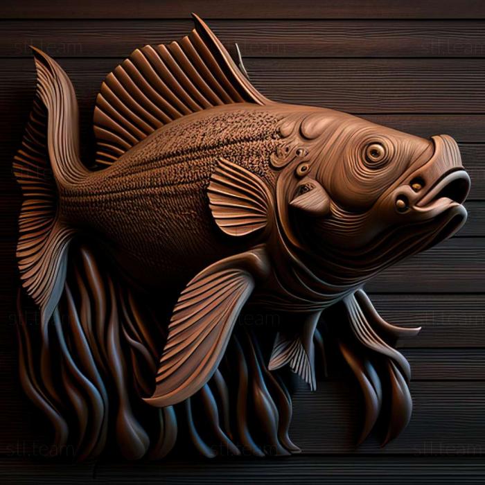 3D model Buffalo fish (STL)